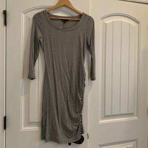 Adorable and soft black and white dress